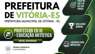 Apostila do Professor de Educação Artística: Vitória – ES 2026