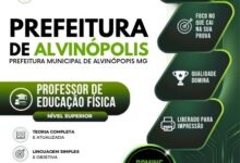 Apostila do Professor de Educação Física de Alvinópolis MG 2026: Descubra Novidades!