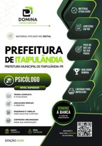 Apostila do Psicólogo de Itaipulândia PR: Conteúdo Completo 2026
