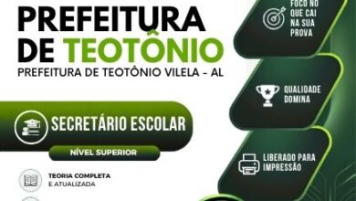 Apostila do Secretário Escolar de Teotônio Vilela AL – 2026 Apostila do Secretário Escolar de Teotônio Vilela AL – 2026