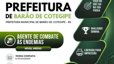 Apostila para Agente de Combate às Endemias – Barão de Cotegipe, RS 2026