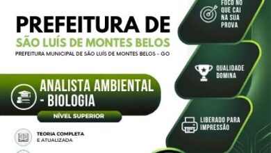 Apostila para Analista Ambiental: Biologia em São Luís Montes Belos – GO 2026 Apostila para Analista Ambiental: Biologia em São Luís Montes Belos – GO 2026