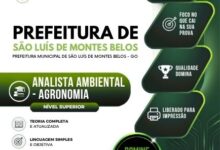 Apostila para Analista Ambiental em Agronomia – São Luís Montes Belos/GO 2026