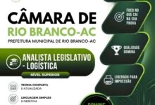 Apostila para Analista Logístico da Câmara de Rio Branco – AC 2026: Guia Completo