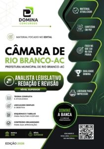Apostila para Analista: Redação e Revisão na Câmara de Rio Branco AC 2026