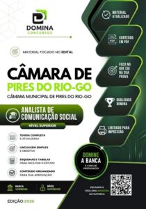 Apostila para Analista de Comunicação Social – Câmara Municipal de Pires do Rio GO 2026