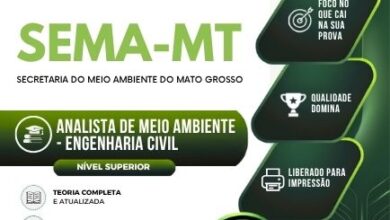 Apostila para Analista de Meio Ambiente – Engenharia Civil SEMA MT 2026 Apostila para Analista de Meio Ambiente – Engenharia Civil SEMA MT 2026
