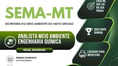 Apostila para Analista de Meio Ambiente – Engenharia Química SEMA MT 2026
