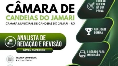 Apostila para Analista de Redação e Revisão – Candeias do Jamari RO 2026