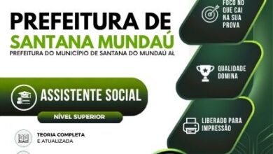Apostila para Assistente Social em Santana do Mundaú – AL, 2026 Apostila para Assistente Social em Santana do Mundaú – AL, 2026