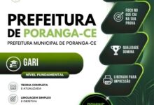 Apostila para Gari em Poranga – CE: Preparação Completa para 2026