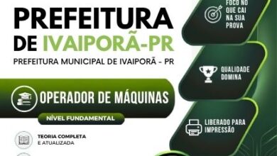 Apostila para Operador de Máquinas – Ivaiporã PR 2026: Guia Completo de Estudos