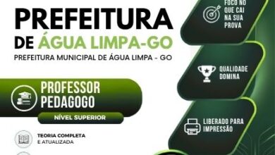 Apostila para Professores Pedagogos em Água Limpa – GO 2026: Educação de Qualidade
