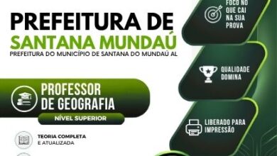 Apostila para Professores de Geografia – Santana do Mundaú AL 2026 Apostila para Professores de Geografia – Santana do Mundaú AL 2026