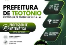 Apostila para Professores de Matemática – Teotônio Vilela, AL, 2026 Apostila para Professores de Matemática – Teotônio Vilela, AL, 2026