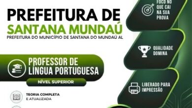 Apostila para Professores de Português – Santana do Mundaú, AL 2026 Apostila para Professores de Português – Santana do Mundaú, AL 2026