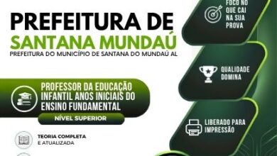 Apostila para Professores dos Anos Iniciais em Santana do Mundaú – AL 2026