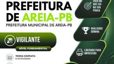 Apostila para Vigilantes: Preparação para Concursos em Areia, PB 2026