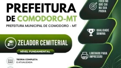 Apostila para Zelador Cemiterial em Comodoro-MT: Edição 2026