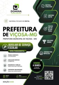 Descubra a Apostila Auxiliar de Serviço Escolar Viçosa MG 2026: O que há de novo?