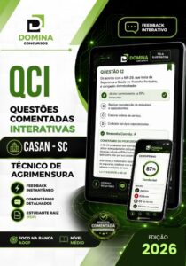 Domine a Agrimensura: 750 Questões Comentadas para o Concurso CASAN SC 2026!