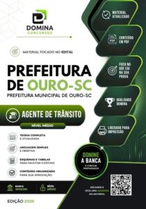 Domine a Apostila Agente de Trânsito Ouro SC 2026 e Garanta Sua Aprovação!