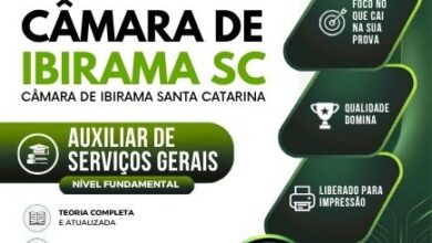 Garanta seu futuro: Apostila Agente de Serviços Gerais Câmara Ibirama SC 2026!
