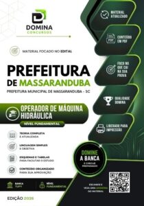 Prepare-se para o Futuro: Apostila de Operador de Máquina Hidráulica 2026 em Massaranduba!