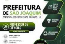 Transforme sua Carreira: Apostila do Professor de Ciências – São Joaquim SC 2026!