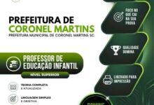 Transforme sua Carreira: Apostila do Professor de Educação Infantil – Coronel Martins SC 2026! Transforme sua Carreira: Apostila do Professor de Educação Infantil – Coronel Martins SC 2026!