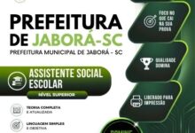 Transforme sua Carreira: Apostila para Assistente Social Escolar Jaborá SC 2026!
