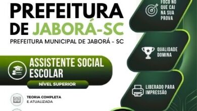 Transforme sua Carreira: Apostila para Assistente Social Escolar Jaborá SC 2026!