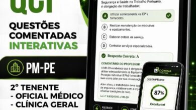 1000 Questões Comentadas para Oficial Médico em Clínica Geral – PM PE 2026