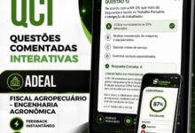 1250 Questões Comentadas de Fiscal Agropecuário para Engenharia Agronômica ADEAL 2026