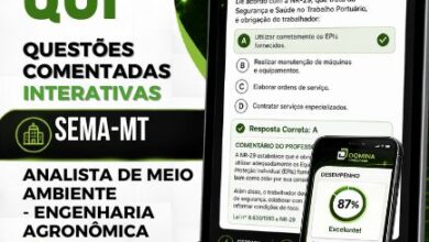 1250 Questões Comentadas para Analista de Meio Ambiente – Engenharia Agronômica SEMA MT 2026 1250 Questões Comentadas para Analista de Meio Ambiente – Engenharia Agronômica SEMA MT 2026