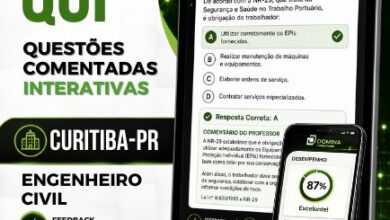 1250 Questões Comentadas para Engenheiro Civil em Curitiba – PR 2026
