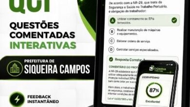 500 Questões Comentadas Nível Médio – Siqueira Campos PR 2026: Estude com Eficácia!