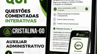 500 Questões Comentadas para Auxiliar Administrativo – Câmara de Cristalina/GO 2026