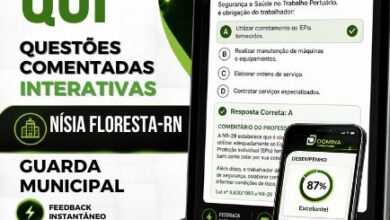 750 Questões Comentadas: Guia Completo para o Concurso da Guarda Municipal de Nísia Floresta RN 2026