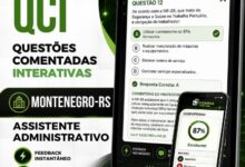 750 Questões Comentadas para Assistente Administrativo – Montenegro RS 2026 750 Questões Comentadas para Assistente Administrativo – Montenegro RS 2026