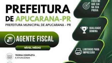 Apostila Agente Fiscal Apucarana PR: Preparação Completa para 2026