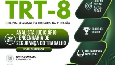 Apostila Analista Judiciário: Engenharia e Segurança do Trabalho – TRT 8ª Região 2026