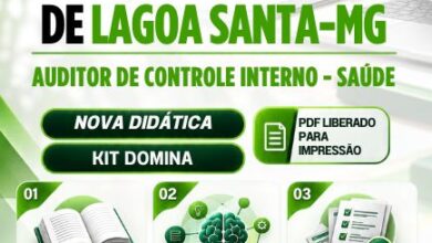 Apostila Auditor de Controle Interno em Saúde: Descubra Lagoa Santa MG 2027!