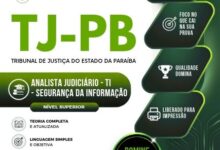 Apostila Completa: Analista Judiciário TI – Segurança da Informação TJ PB 2026 Apostila Completa: Analista Judiciário TI – Segurança da Informação TJ PB 2026