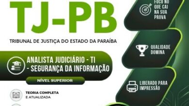 Apostila Completa: Analista Judiciário TI – Segurança da Informação TJ PB 2026 Apostila Completa: Analista Judiciário TI – Segurança da Informação TJ PB 2026