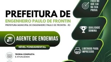 Apostila Completa: Preparação para Agente de Endemias em Paulo de Frontin – RJ 2026 Apostila Completa: Preparação para Agente de Endemias em Paulo de Frontin – RJ 2026