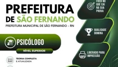 Apostila Completa de Psicologia: Formação Profissional para Psicólogos em São Fernando – RN 2026