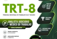 Apostila Completa para Analista Judiciário Médico do Trabalho – TRT 8ª Região 2026 Apostila Completa para Analista Judiciário Médico do Trabalho – TRT 8ª Região 2026