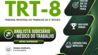 Apostila Completa para Analista Judiciário Médico do Trabalho – TRT 8ª Região 2026