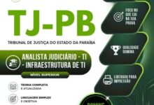 Apostila Completa para Analista Judiciário TI – Infraestrutura TJ PB 2026